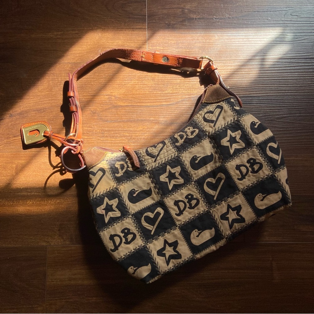 Vintage Y2K Dooney & Bourke Patchwork Shoulder Bag